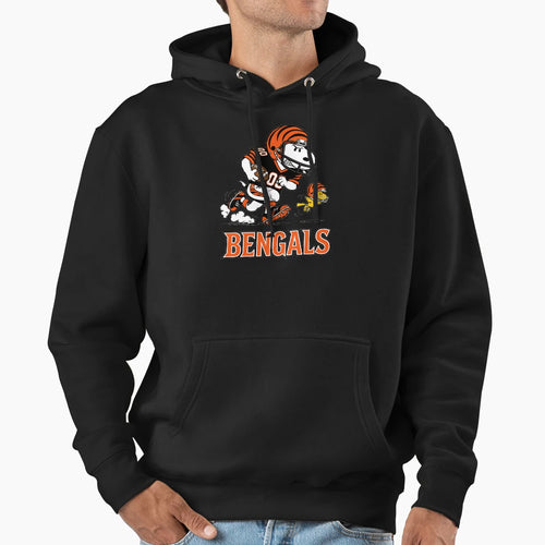 Snoopy Cincinnati Football Hoodie - Streetwear Style Unisex - T-Shirt, Sweatshirt, Hoodie