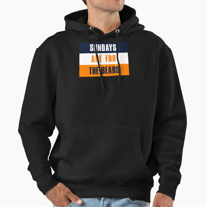 Sundays Are Bears Chicago Bears Hoodie - Minimalist Print Unisex - T-Shirt, Sweatshirt, Hoodie