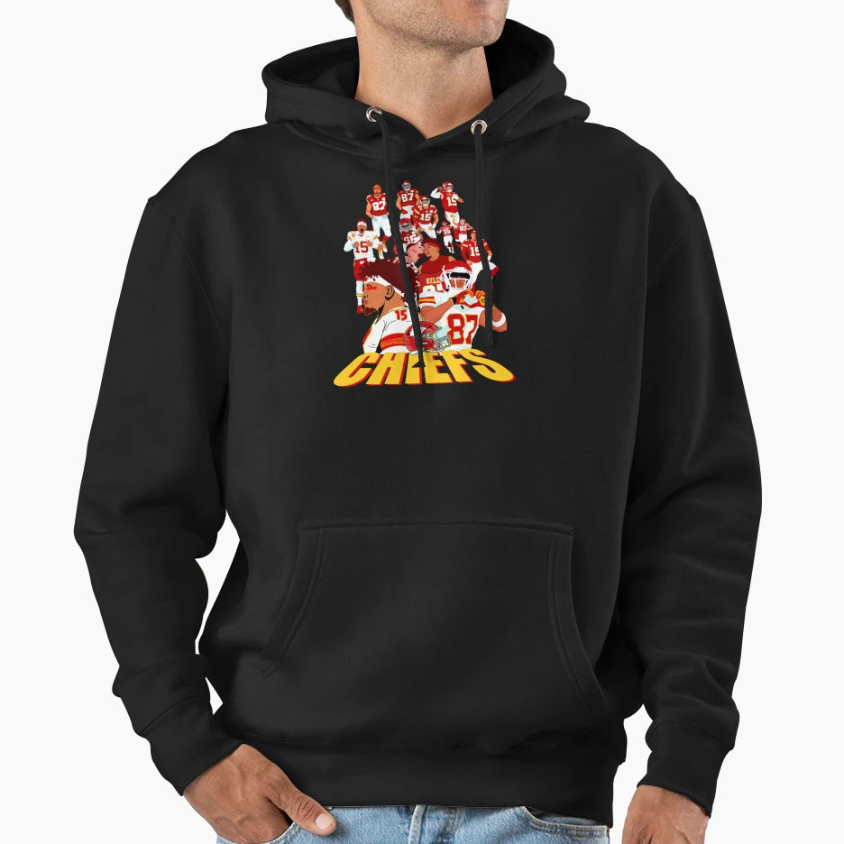 Kansas City Chiefs Hoodie - Streetwear Style Unisex - T-Shirt, Sweatshirt, Hoodie