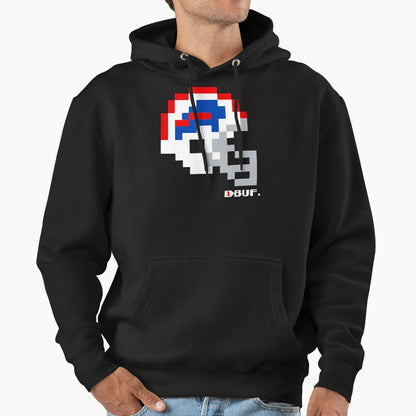 Buf White Helmet Tecmo Bowl Hoodie - Graphic Print for Adults - T-Shirt, Sweatshirt, Hoodie