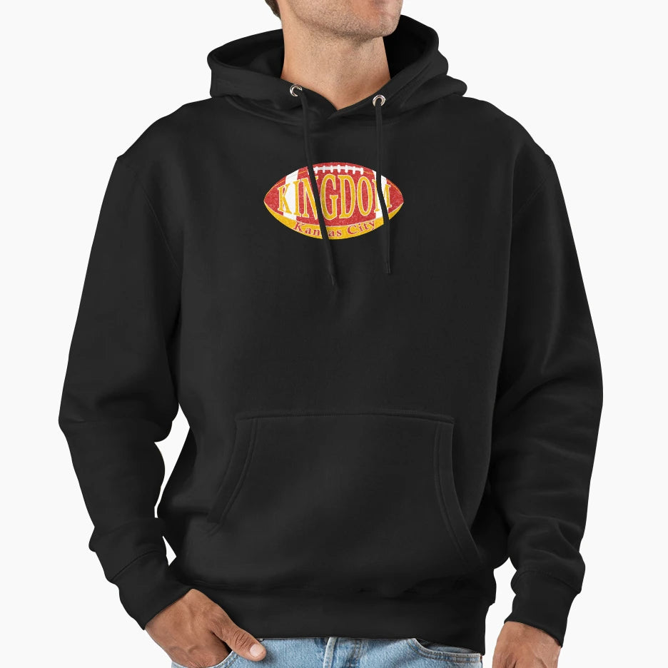 Chiefs Kingdom Football Hoodie - Trendy Graphic Unisex - T-Shirt, Sweatshirt, Hoodie