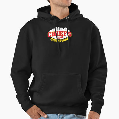 Chiefs Champions Hoodie - Trendy Graphic Men Women - T-Shirt, Sweatshirt, Hoodie