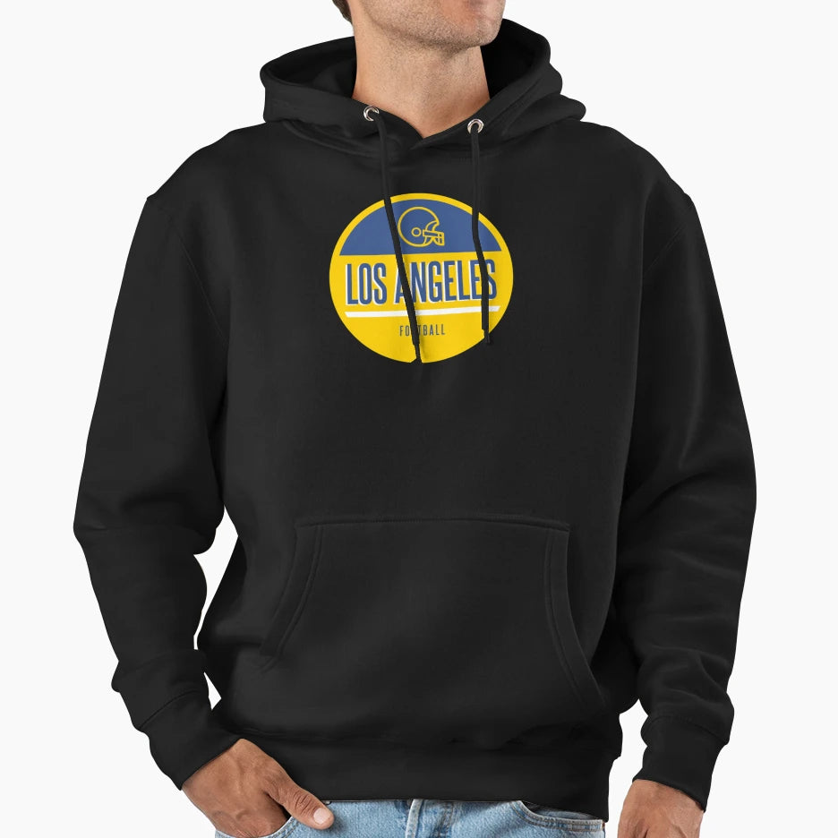 Los Angeles Football Hoodie - Streetwear Style Men Women - T-Shirt, Sweatshirt, Hoodie