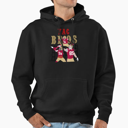 Yac Bros Hoodie - Fun Novelty Design Unisex - T-Shirt, Sweatshirt, Hoodie