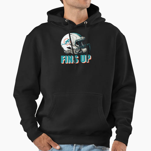 Miami Dolphins Helmet Hoodie - Graphic Print for Adults - T-Shirt, Sweatshirt, Hoodie
