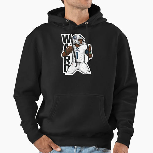 Cam Ward Titans Rookie Nfl 1 Hoodie - Aesthetic Graphic for Adults - T-Shirt, Sweatshirt, Hoodie