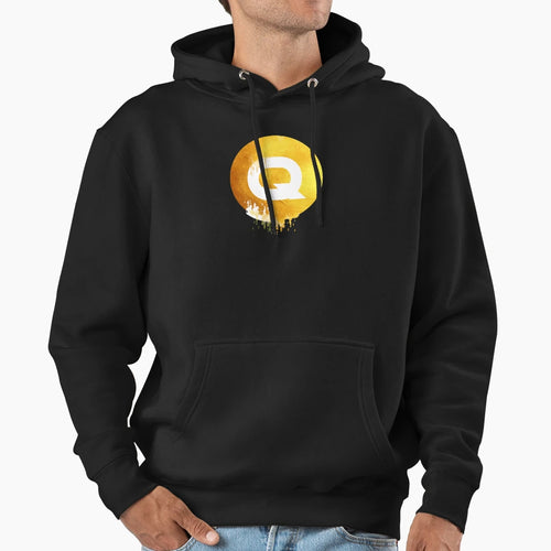Letter Q Hoodie - Unique Graphic Men Women - T-Shirt, Sweatshirt, Hoodie