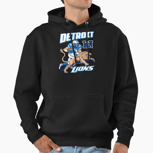Football Detroit Lions Hoodie - Fun Novelty Design Men Women - T-Shirt, Sweatshirt, Hoodie
