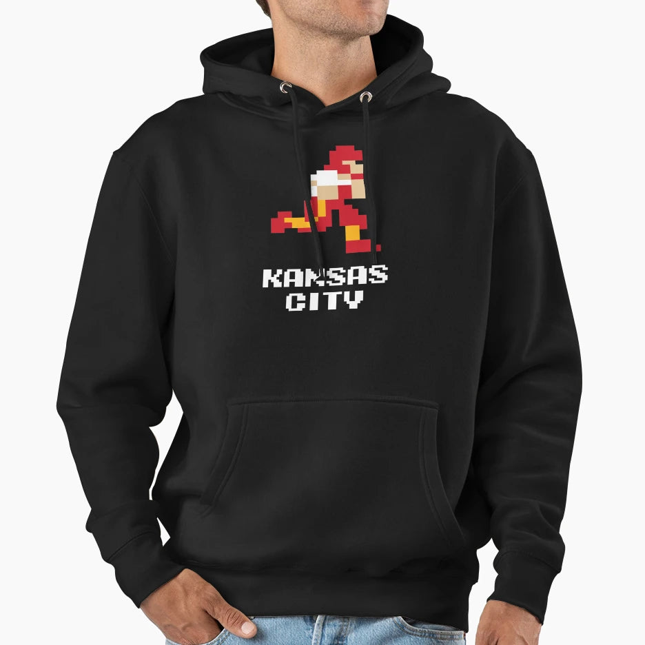 8 Bit Kansas City Football 1 T-Shirt - Streetwear Style Unisex - T-Shirt, Sweatshirt, Hoodie