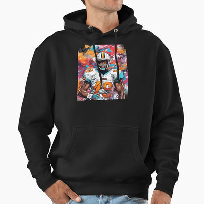 American Football Defensive Tackle Hoodie - Novelty Apparel Men Women - T-Shirt, Sweatshirt, Hoodie