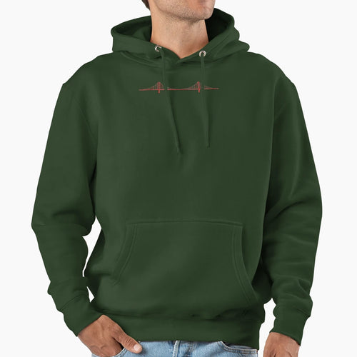 Golden Gate San Francisco Hoodie - Novelty Apparel Men Women - T-Shirt, Sweatshirt, Hoodie