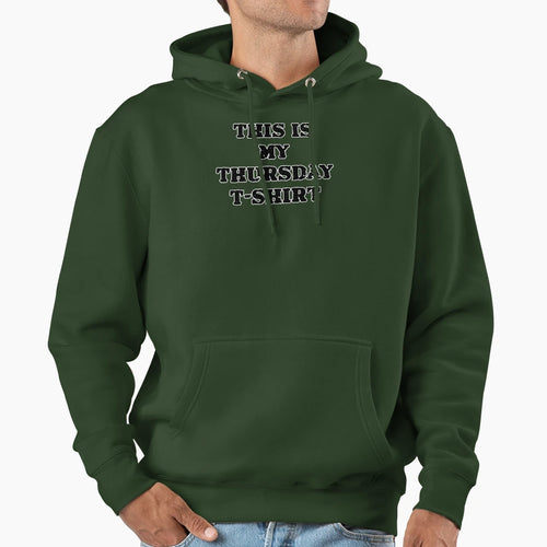 This Is My Thursday Black Writing T-Shirt - Unique Graphic Unisex - T-Shirt, Sweatshirt, Hoodie