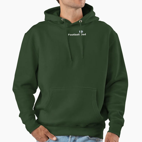 Football Dad Hoodie - Casual Everyday Wear Men Women - T-Shirt, Sweatshirt, Hoodie
