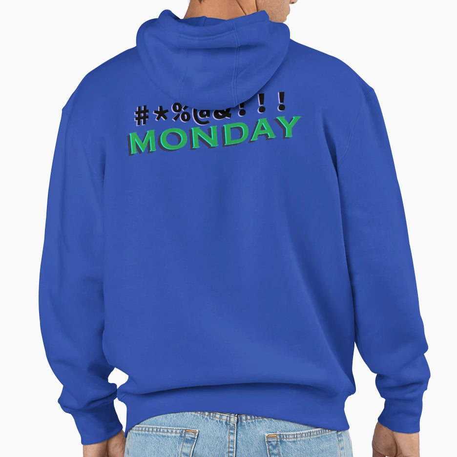 Monday Hoodie - Minimalist Print for Adults - T-Shirt, Sweatshirt, Hoodie
