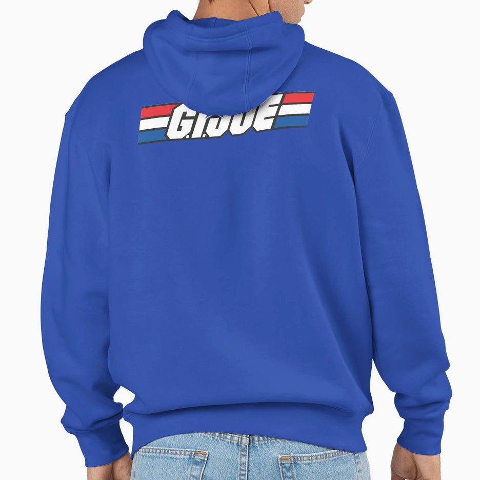 Gi Joe Logo Artwork Hoodie - Custom Art Print for Adults - T-Shirt, Sweatshirt, Hoodie