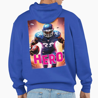 American Football Action Dynamic Hoodie - Aesthetic Graphic Men Women - T-Shirt, Sweatshirt, Hoodie