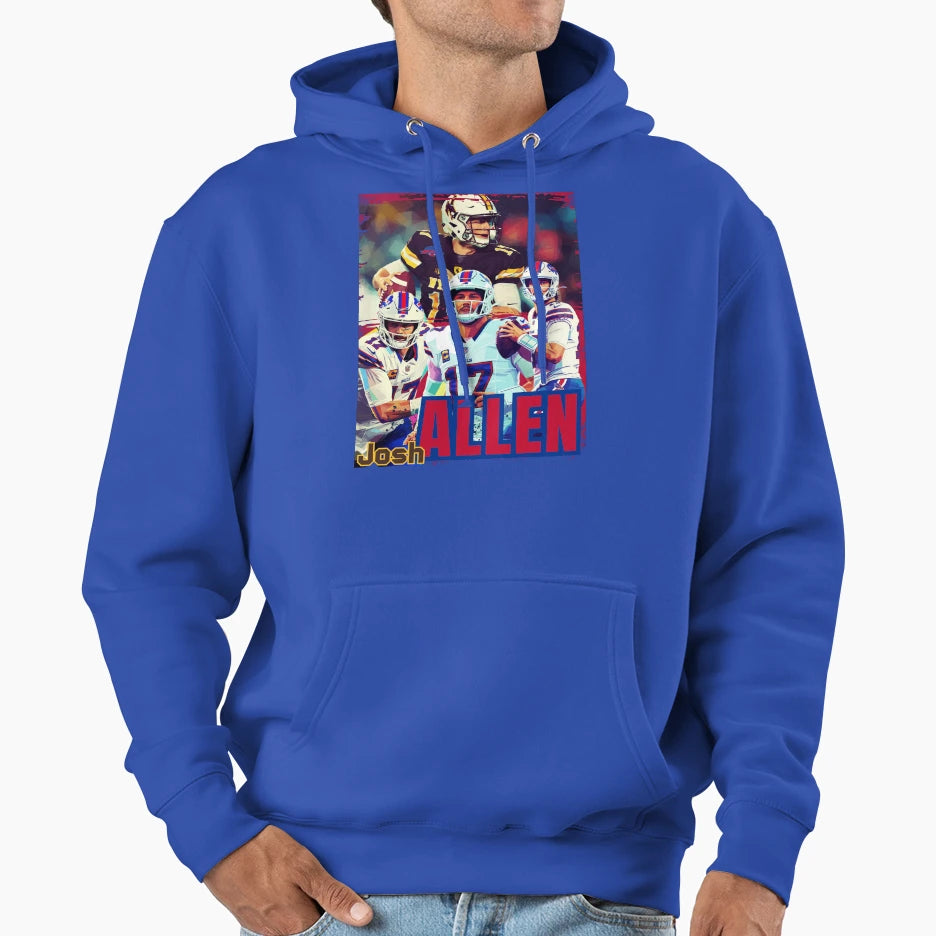 Buffalo Quarterback JA 17 Hoodie - Trendy Graphic Men Women - T-Shirt, Sweatshirt, Hoodie