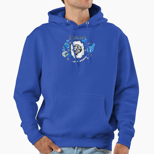 Detroit Lions Girly Hoodie - Minimalist Print Unisex - T-Shirt, Sweatshirt, Hoodie