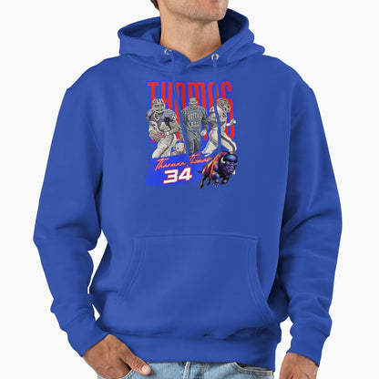 Thurman Thomas Buffalo Legend Hoodie - Streetwear Style for Adults - T-Shirt, Sweatshirt, Hoodie