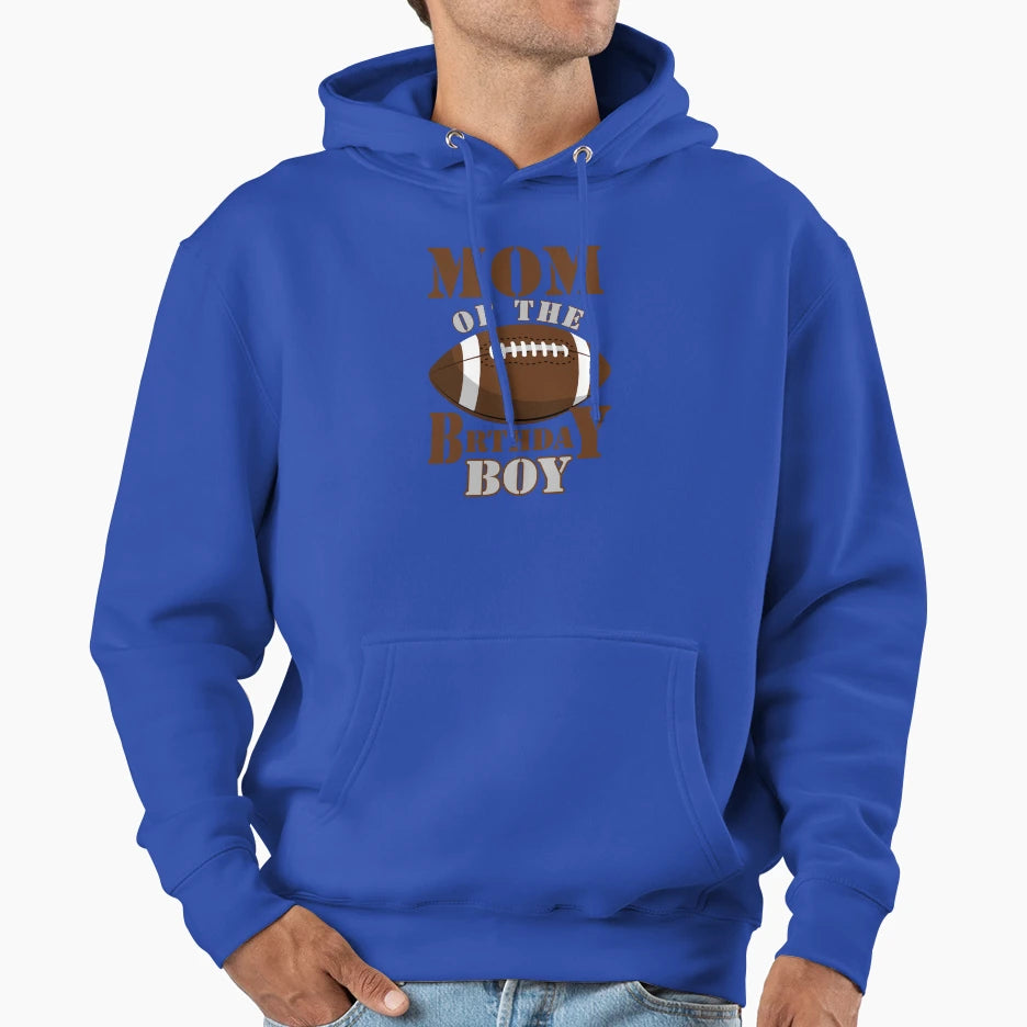 Mommy Birthday American Football Hoodie - Graphic Print Unisex - T-Shirt, Sweatshirt, Hoodie