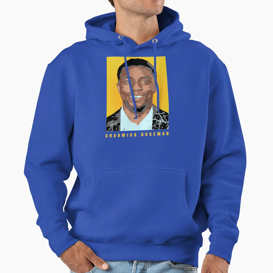 Chadwick Boseman Rip Chadwick Boseman Hoodie - Trendy Graphic for Adults - T-Shirt, Sweatshirt, Hoodie