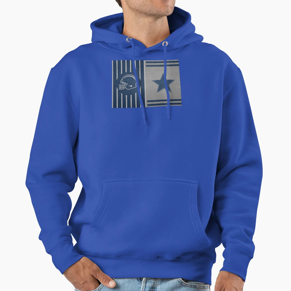 Football Vaquero Model Hoodie - Novelty Apparel Unisex - T-Shirt, Sweatshirt, Hoodie