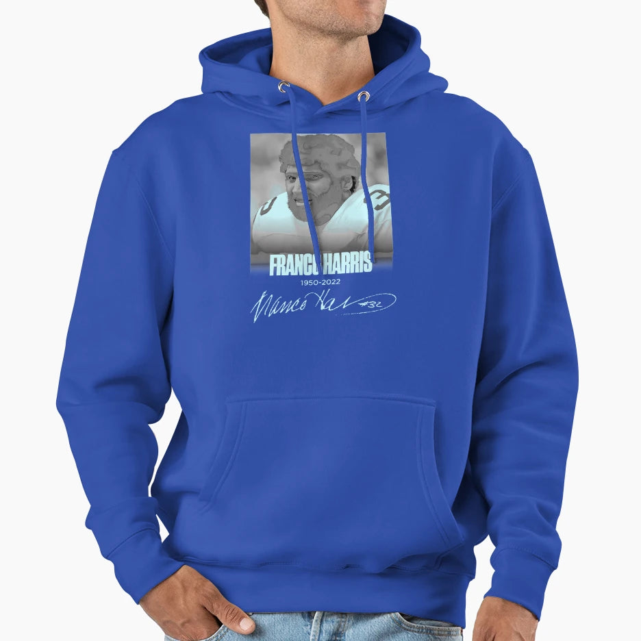 France Harris Football Legend Hoodie - Novelty Apparel for Adults - T-Shirt, Sweatshirt, Hoodie