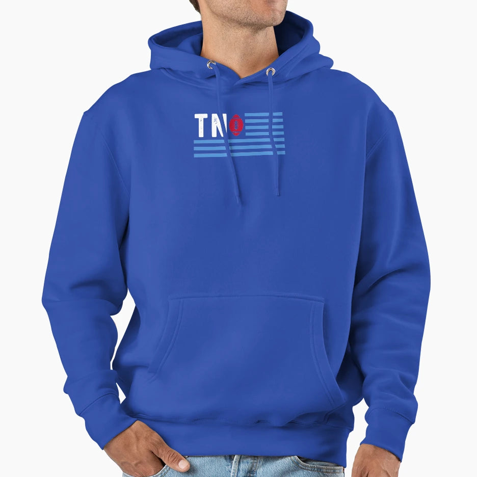 Tennessee Football Is American Hoodie - Minimalist Print for Adults - T-Shirt, Sweatshirt, Hoodie