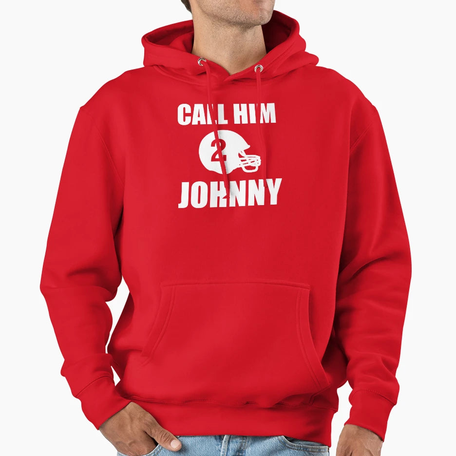 Johnny Football Hoodie - Fun Novelty Design for Adults - T-Shirt, Sweatshirt, Hoodie