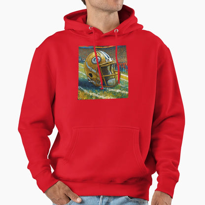 American Football Helmet Hoodie - Custom Art Print for Adults - T-Shirt, Sweatshirt, Hoodie