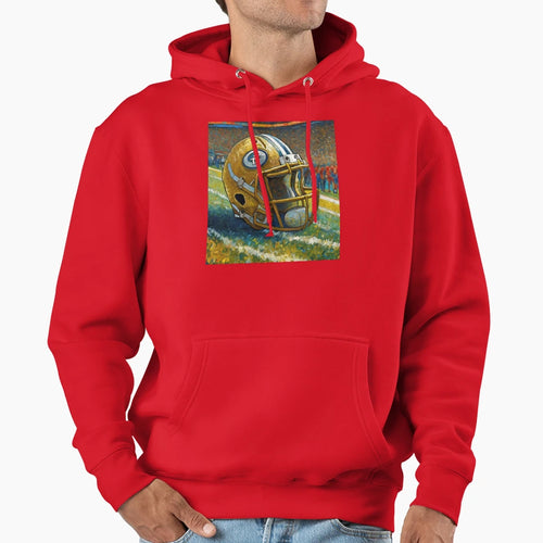 American Football Helmet Hoodie - Custom Art Print for Adults - T-Shirt, Sweatshirt, Hoodie