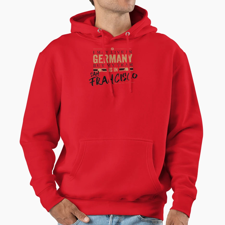 San Francisco Football Team Fans From Hoodie - Aesthetic Graphic Men Women - T-Shirt, Sweatshirt, Hoodie