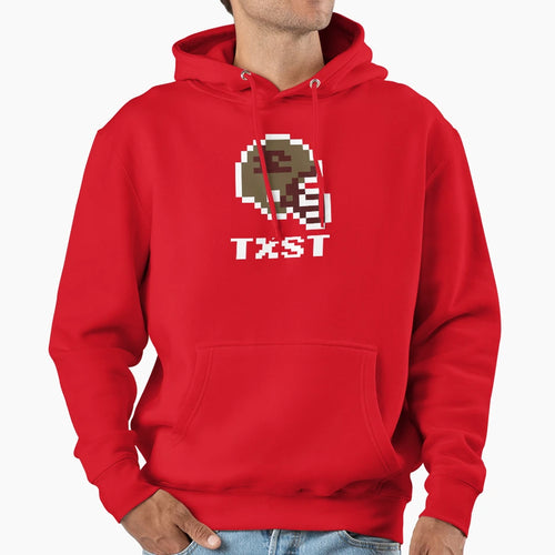 Texas State Bobcats Tecmo Super Bowl Hoodie - Novelty Apparel Unisex - T-Shirt, Sweatshirt, Hoodie