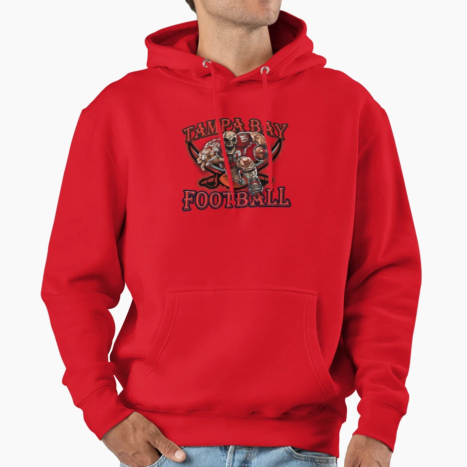 Tampa Bay Football Hoodie - Custom Art Print for Adults - T-Shirt, Sweatshirt, Hoodie