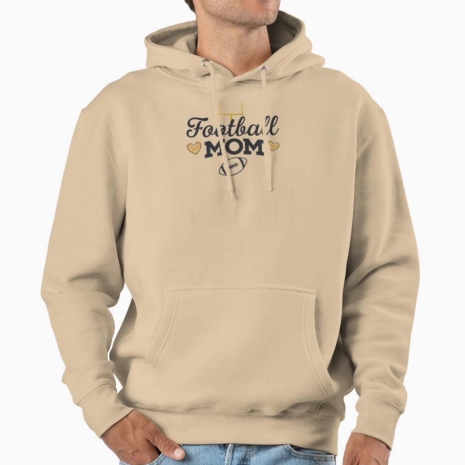 Football Mom Hoodie - Fun Novelty Design Unisex - T-Shirt, Sweatshirt, Hoodie