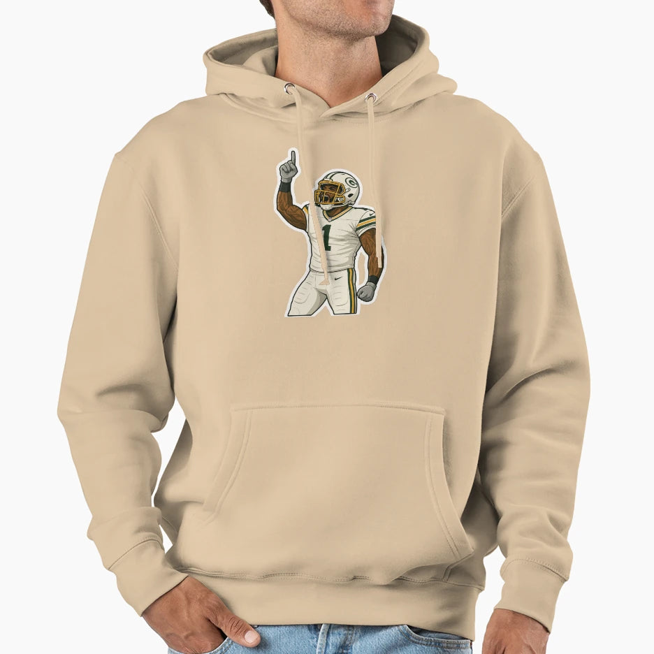 Green Gold Beast Mode Parsons Fan Art Hoodie - Trendy Graphic Men Women - T-Shirt, Sweatshirt, Hoodie