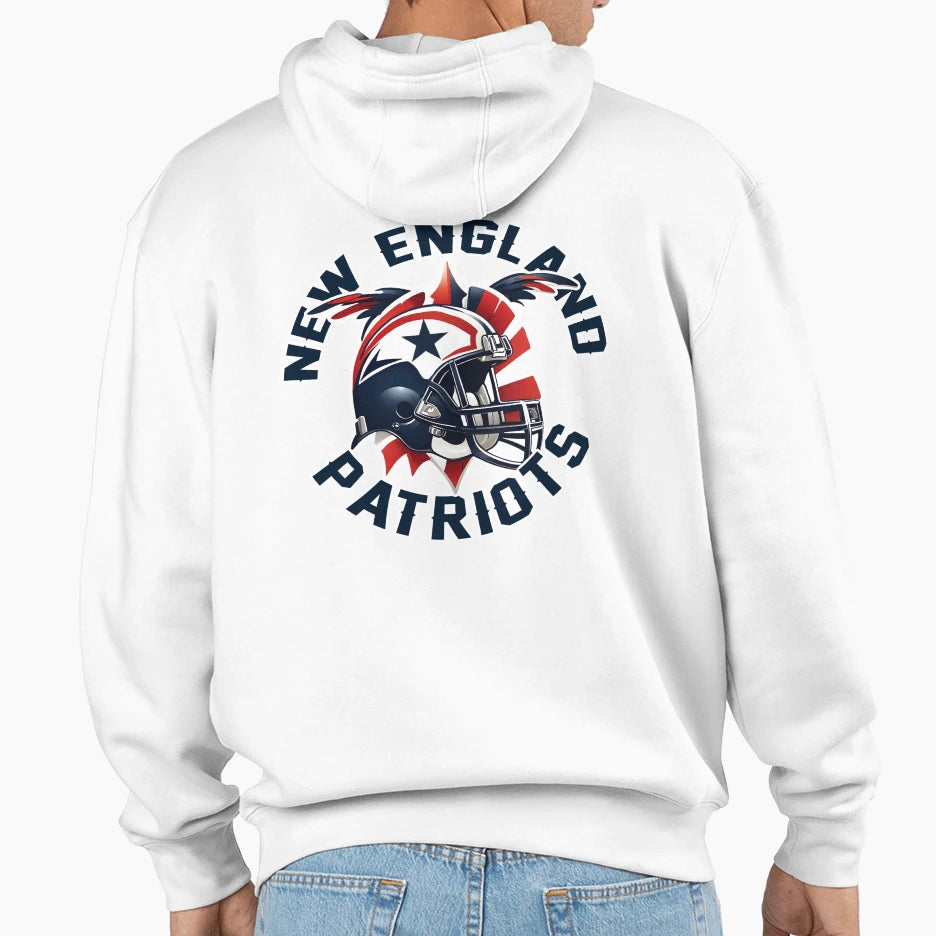 New England Patriots Nfl Hoodie - Aesthetic Graphic Unisex - T-Shirt, Sweatshirt, Hoodie