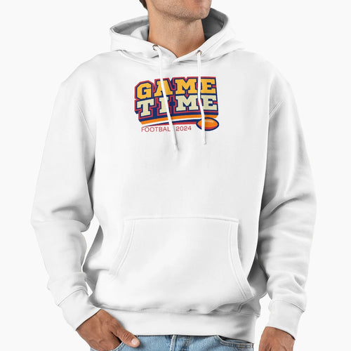 Game Time Football 2024 Bold And Hoodie - Minimalist Print Men Women - T-Shirt, Sweatshirt, Hoodie
