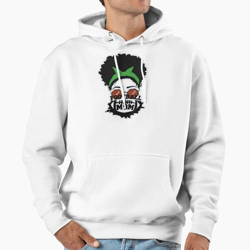 Fball Momgreen Hoodie - Fun Novelty Design Men Women - T-Shirt, Sweatshirt, Hoodie