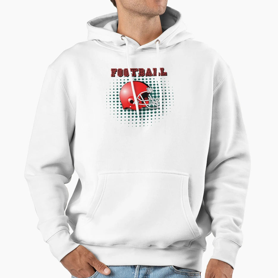 Football Hoodie - Graphic Print Men Women - T-Shirt, Sweatshirt, Hoodie