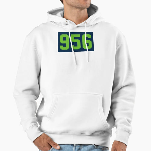 956 Area Code 2022 Green And Blue Hoodie - Trendy Graphic Unisex - T-Shirt, Sweatshirt, Hoodie