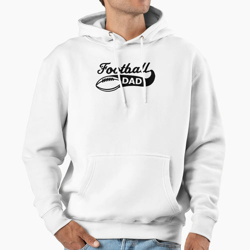 One Football Dad Hoodie - Aesthetic Graphic for Adults - T-Shirt, Sweatshirt, Hoodie