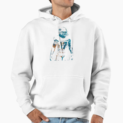 Jaylen Waddle Hoodie - Unique Graphic for Adults - T-Shirt, Sweatshirt, Hoodie