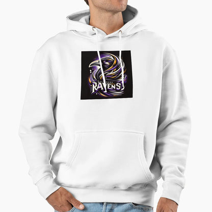 Ravens Football Hoodie - Aesthetic Graphic Men Women - T-Shirt, Sweatshirt, Hoodie