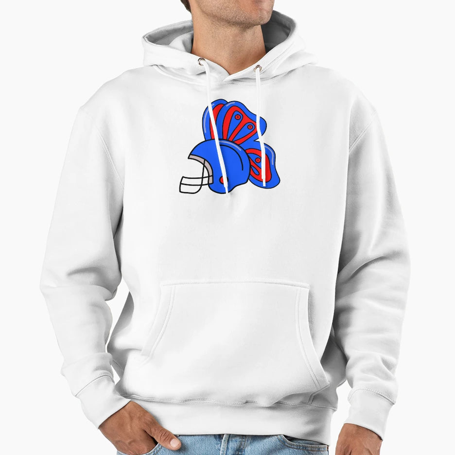 Helmet Fly Giants Hoodie - Casual Everyday Wear Unisex - T-Shirt, Sweatshirt, Hoodie