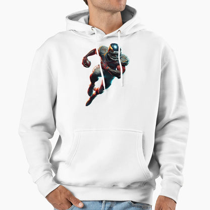 American Football Player Hoodie - Minimalist Print Unisex - T-Shirt, Sweatshirt, Hoodie