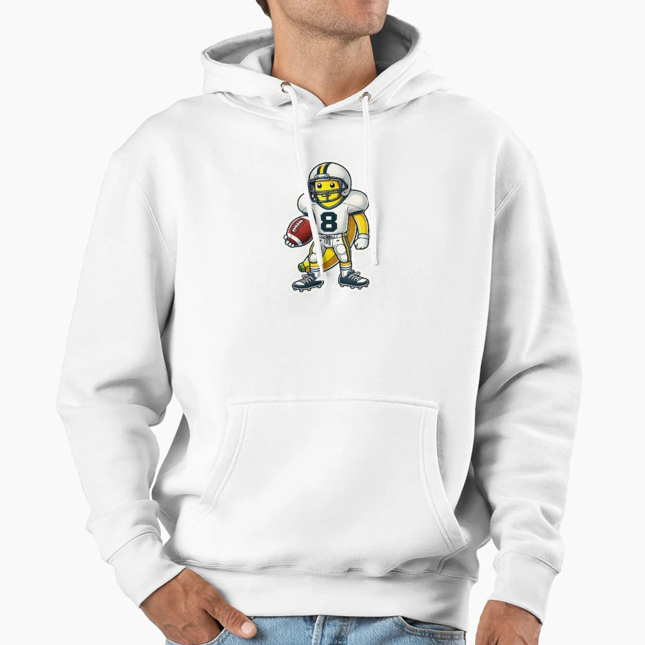 Banana Football Hoodie - Custom Art Print Unisex - T-Shirt, Sweatshirt, Hoodie