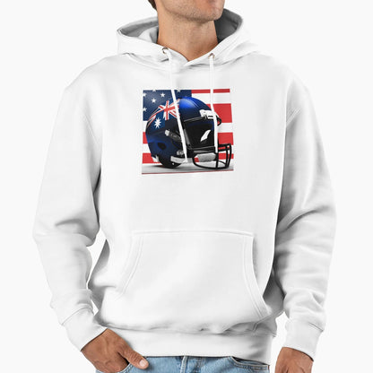 Australian Gridiron Hoodie - Unique Graphic Unisex - T-Shirt, Sweatshirt, Hoodie