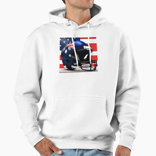 Australian Gridiron Hoodie - Unique Graphic Unisex - T-Shirt, Sweatshirt, Hoodie
