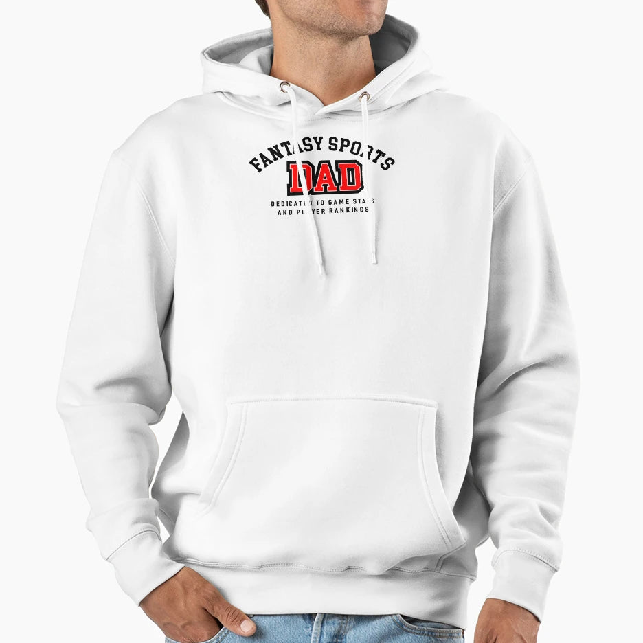 Fantasy Sports Dad Hoodie - Graphic Print Men Women - T-Shirt, Sweatshirt, Hoodie